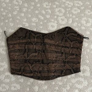 Zara corset top